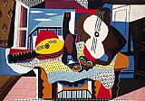 Mandolin and Guitar by Pablo Picasso